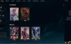 Conta League of Legends ESMERALDA IV - 240 Skins - Desde S3