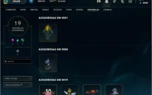 Conta LOL 2016 com todos os champs desbloquados 127 skins