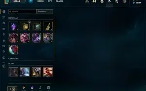 Conta Platina 2 com 50 Champs e 30 Skins + Ryze Triunfante