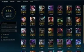 CONTA LOL(LEAGUE OF LEGENDS) PLATINA V  (EMAIL CONFIRMADO)