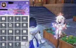 Conta Genshin AR46 Hutao + Báculo + yelan + Aqua + Nahida