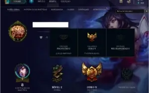 Conta Lol - Gold 5 - 21 Campeoes - 3 Skins