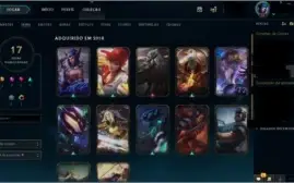 Conta Challenger Flex - 40 campeões 19 skins