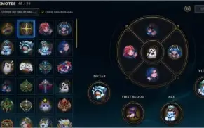 Conta League Of Legends (gold V, 345 Skins, 263 Ícones...)
