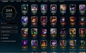 Conta League Of Legends (gold V, 345 Skins, 263 Ícones...)