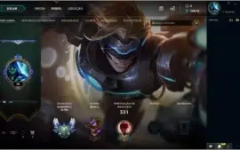 Conta league of legends D5 todos os champs + 222 skins