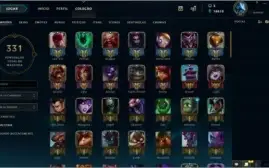 Conta league of legends D5 todos os champs + 222 skins