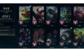Conta Lol Full Champs/ 424 Skins(2 Ult, 13 Míticas) Lvl 831