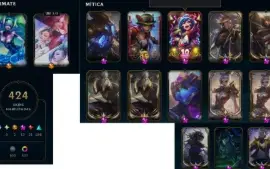 Conta Lol Full Champs/ 424 Skins(2 Ult, 13 Míticas) Lvl 831