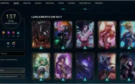 CONTA DE LEAGUE OF LEGENDS (PREÇO NEGÓCIAVEL)