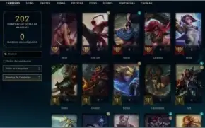Conta Platina IV, 65 champs, 24 skins + Valorant com 2 passe
