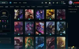 conta lol com bastante skins e cromas (b3 50lp)