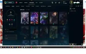 Conta league of Legends Diamante 4