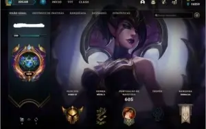 Conta lol, com todos os campeão, 204 skin.