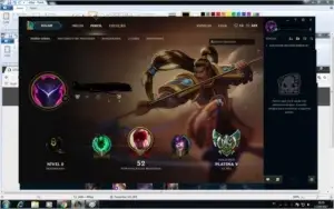 conta lol platina 5