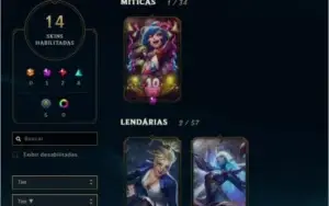 League Of Legends: Conta nível 50, gold 4 solo/duo s9