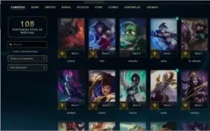 League Of Legends: Conta nível 50, gold 4 solo/duo s9
