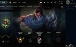 Conta Yasuo odisseia e escuridão kayle asas etereas