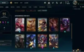 Conta Yasuo odisseia e escuridão kayle asas etereas