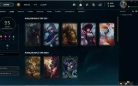 Conta Yasuo odisseia e escuridão kayle asas etereas