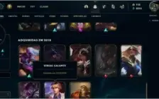 Conta Yasuo odisseia e escuridão kayle asas etereas