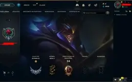 CONTA LEAGUE OF LEGENDS LVL40 GALAXY SLAYER ZED