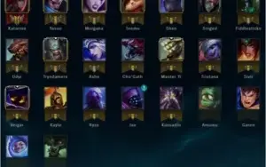 Conta Gold V, 23 Champions, 4 Skins - League of Legends
