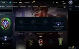 Conta League of Legends D4 season 9, quase 3k investidos