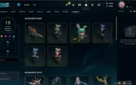 League of Legends Oceania - 222 Skins - LVL 224 - 160 Champs