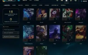 Conta PLATINA 4 | 61% Win - Lol (League Of Legends) Elomoon