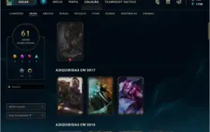 CONTA LOL PLATINA 4 GANHANDO 30PDL