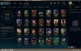 Conta Lol Ouro IV LV 45 So vem vendendo confiavel 7 venda