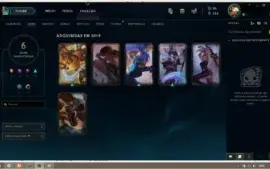 Conta Lol Ouro IV LV 45 So vem vendendo confiavel 7 venda