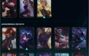 Conta League of Legends - Platina 4 - 15 skins - level 51