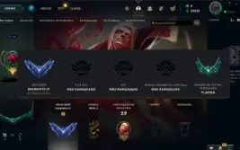 Conta Lol - Diamante 4, 51% De Wr(E-Mail Não Verificado)