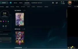 VENDO CONTA DE LOL PLATINA 4 (terminou a season atual )