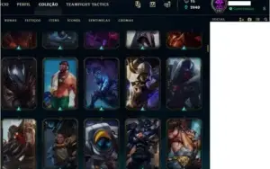 Conta lol ouro 4 272 skins e all champs RARA