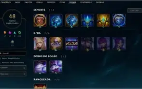 Conta League of Legends OURO V