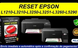 Reset Epson Almofadas com Tinta Cheia - L1210-L3210-L3250