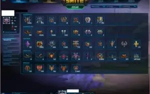 Conta Smite-90 deuses-mestria 90-Skins Limitadas/exclusivas