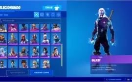 CONTA FORTNITE 39 SKINS + SALVE O MUNDO FUNDADOR + GALAXY