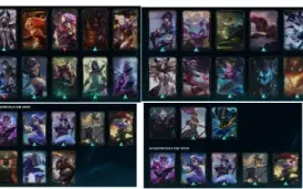 Conta de lol com muitas skins