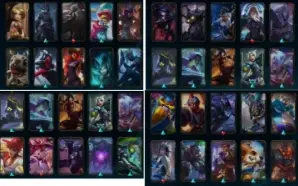 Conta de lol com muitas skins