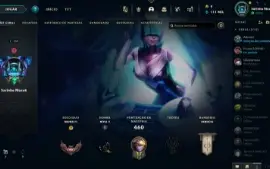 Conta de lol com muitas skins