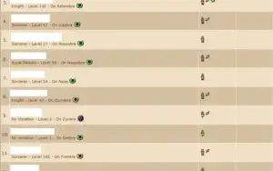 Vendo conta de tibia com vários chars!