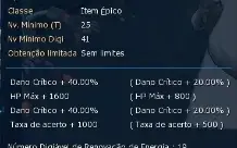 Conta LADMO servidor Omegamon com DB e item AOA