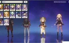 Conta Kazuha AR22 com personagens 5*