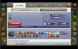 Conta Clash Of Clans CV 9 Semi Full + Casa Do Construtor CV5