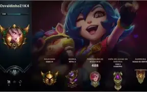 Conta LOL 492 skins 21 gemas gold 4