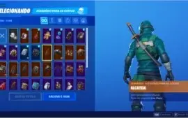 Conta fortnite, com items raros.